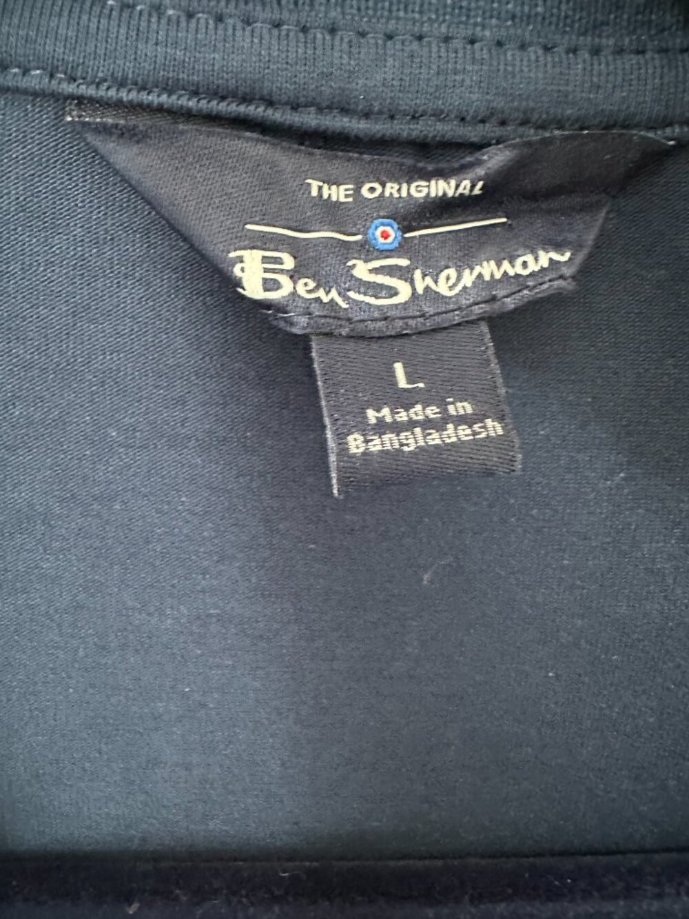 Ben Sherman Navy Blue Men's Large Polo Shirt - Picture 3 of 10
